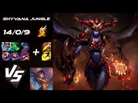 JUNGLE Shyvana vs Lillia - EU Grandmaster Patch 14.16