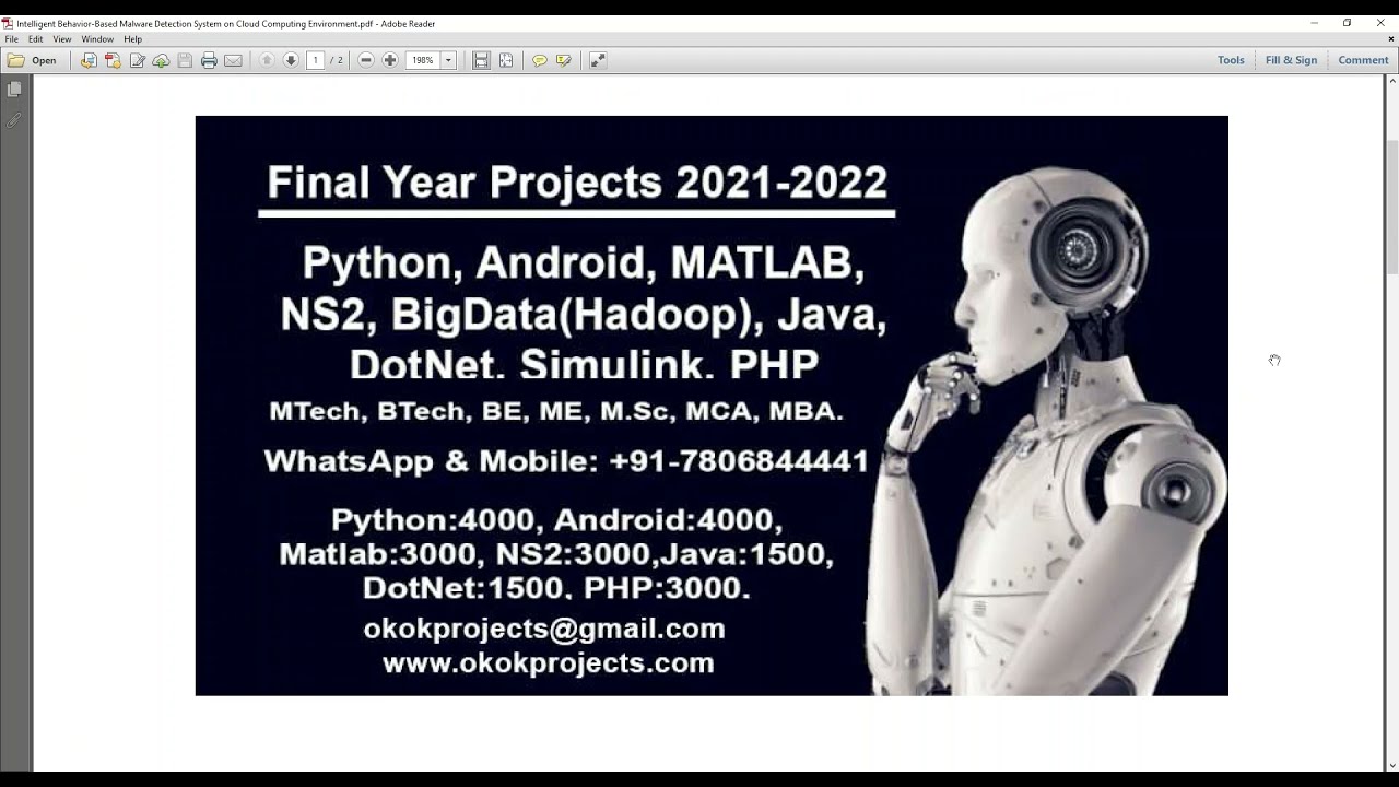 Intelligent Behavior Based Malware Detection System on Cloud Computing Environment