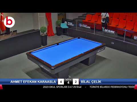 AHMET EFEKAN KARAASLAN & BİLAL ÇELİK Bilardo Maçı - 