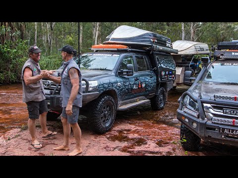 🔥  EPIC DAY/NIGHT 4WDING — Towing 7M TRAILERS through GROOTE EYLANDT (Australia)