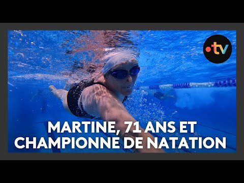Martine Gruyère, queen of the pools at 71