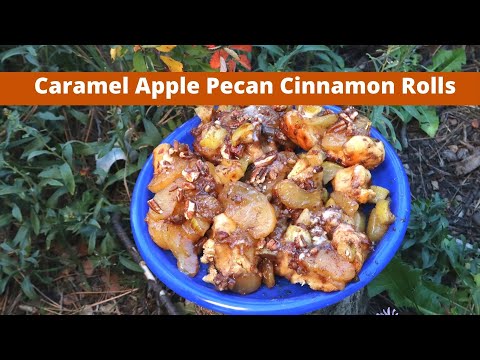 Dutch Oven Apple Cinnamon Rolls