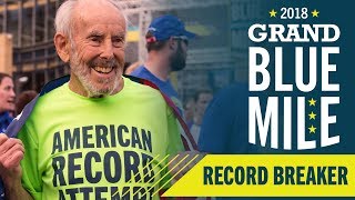 96-Year-Old Mike Fremont breaks American record at Grand Blue Mile
