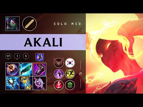 Akali Mid vs Orianna - KR Grandmaster Patch 26.01