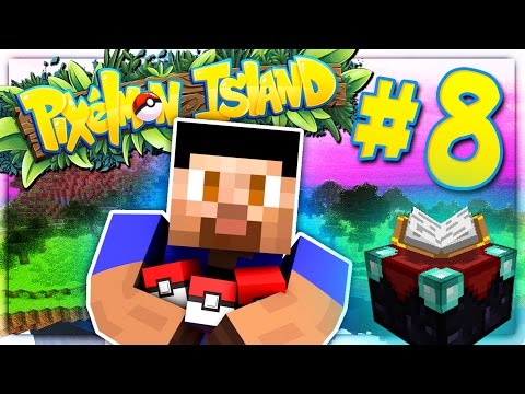 SNEAKY ENCHANTING - PIXELMON ISLAND SMP #8 (Pokemon Go Minecraft Mod)