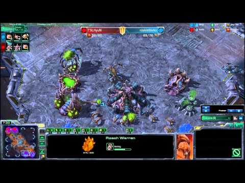 StarCraft 2: ZvZ TSLHyuN vs roxkisSlivko (g2)