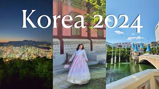 KOREA 2024 travel vlog | my first time in seoul, cafe hopping, lotte world & more!