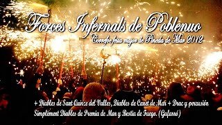 preview picture of video 'Correfoc Festa Major de Pineda de Mar 2012. Diables de Pineda'