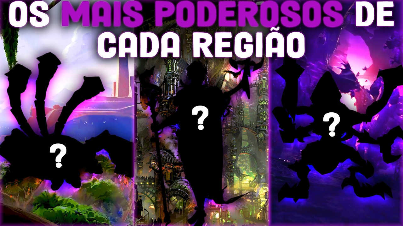 OS 3 CAMPEÕES MAIS PODEROSOS DE CADA REGIÃO DO LEAGUE OF LEGENDS