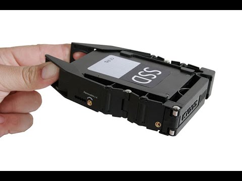 Icy Dock MB322SP-B - 7,9.5 mm - 6 Gbit/s - HDD,SSD - Juodas - Metal,Plastic - 41.3 mm video