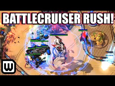 Starcraft 2: BATTLECRUISER RUSH vs PROTOSS?! (Parting vs Uthermal)