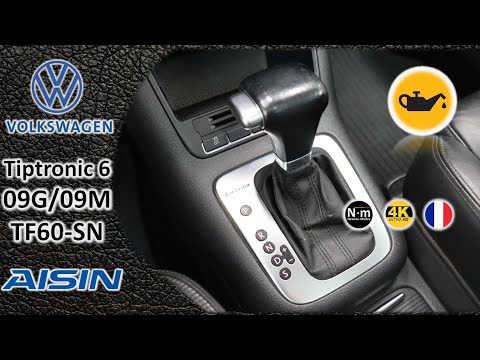 VW TipTronic 6/09M/09G oil change / Aisin TF60-SN on VW Tiguan 5N 2.0Tdi 4Motion + Xenum ATFX375🧨✅