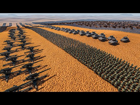 ELITE MILITARY LINES vs KNIGHTS AND T-REX - Ultimate Epic Battle Simulator 2 UEBS 2