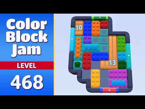 Color Block Jam Level 468 | Every Puzzle Solved! 🎯