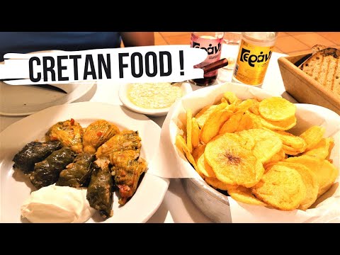 Where to eat in Chania crete - trying out cretan food and dessert !