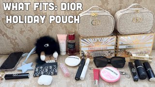 What Fits✨: Dior Holiday Pouch Gift Sets, Dior La Collection Privee, Dior Le Baume, Dior Sequin