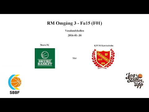Skuru Basket (F01) mot KFUM Katrineholm IF - RM Omgång 3 - 2016-01-30