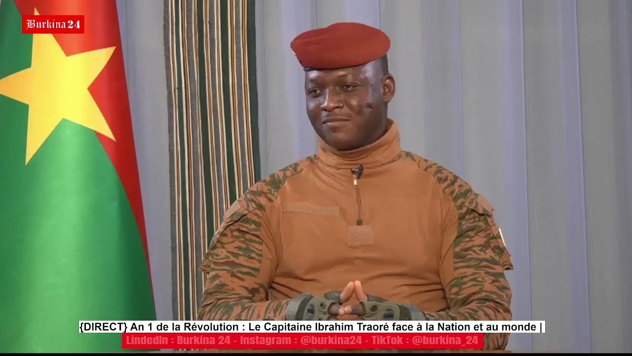 🔴 {DIRECT} 🇧🇫 An 1 de la Révolution : Le Capitaine Ibrahim Traoré face à la Nation et au monde