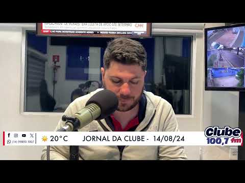 Jornal da Clube - 14/08/2024 - Edição do Almoço