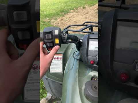 How to start Honda Rancher stuck in Gear #atv #honda #outdoors #quad