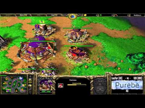 Lucifer (UD) vs 120 (ORC) - WC3 #332