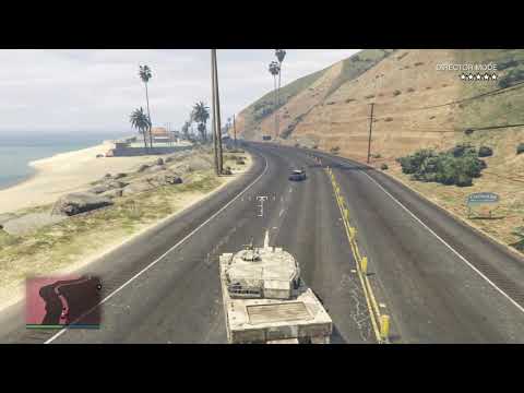 Gta 5 director mode rhino tank vs police και swat