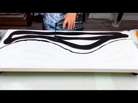 # 322 - BIG, BLUE & GORGEOUS | Acrylic Pour Painting | Fluid Art | Liquid Art