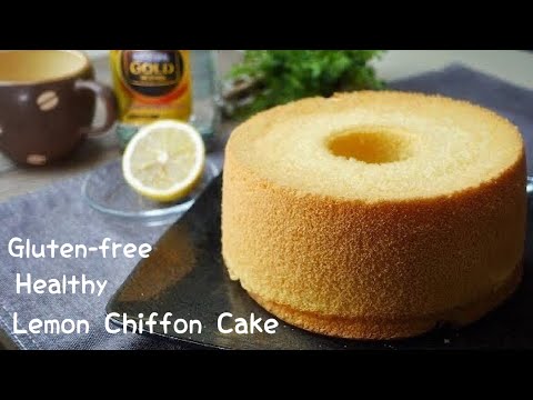 Gluten-free Lemon Chiffon Cake|| 17 cm lemon chiffon cake