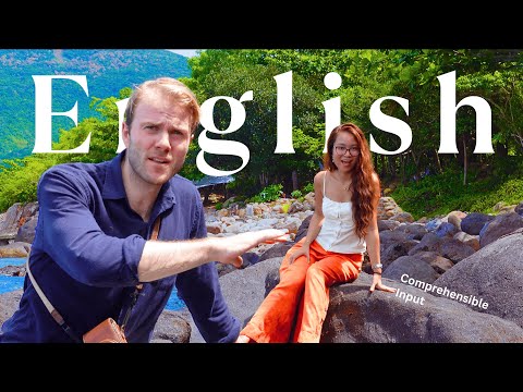 Learn English with vlog 🛵| mountain, beach and city vocabulary | Comprehensible Input