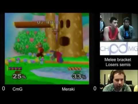 Chipdamage's TST9 - SSBM Losers Finals - CmG(Falco) vs Meraki(Fox)