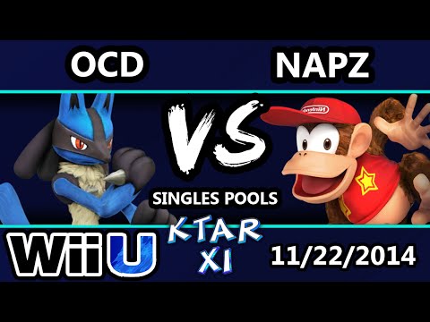 KTAR XI - OCD (Lucario) Vs. Napz (Sheik) - Pools - Smash Wii U