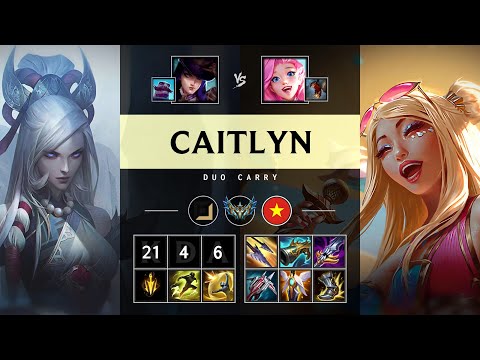 Caitlyn ADC vs Seraphine - VN Challenger Patch 25.13