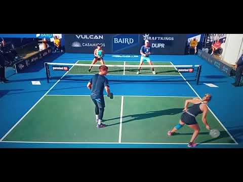 Incredible Pickleball Resets, 36 Shots Rally Defense to Offense by Ben Johns/Anna Lee Waters