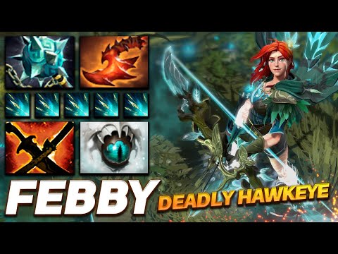 Febby Windranger Deadly Hawkeye - Dota 2 Pro Gameplay [Watch & Learn]