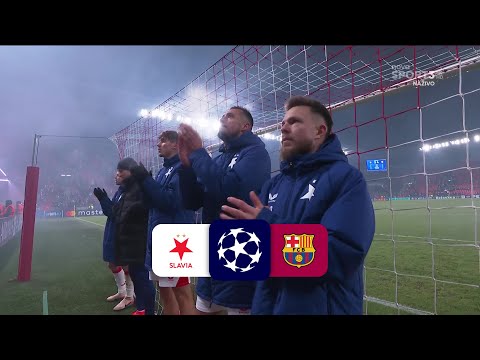 SK Slavia Praha 2:4 FC Barcelona | sestřih zápasu