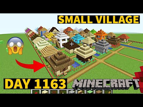 HU Smart Gamer - I build Small Village in Minecraft Creative mode 2023 Day 1163