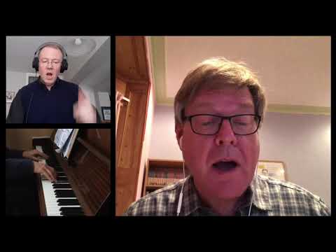 Tenor rehearsal for Haydn Harmoniemesse (Gloria)