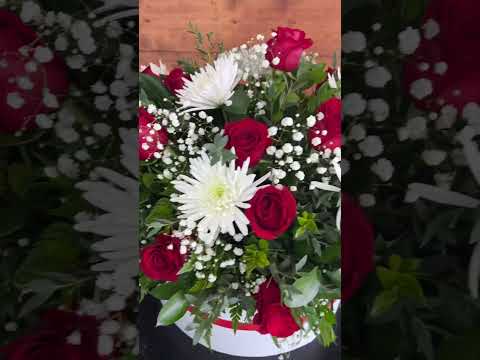 Ideas arreglos florales rosas rojas 🌹