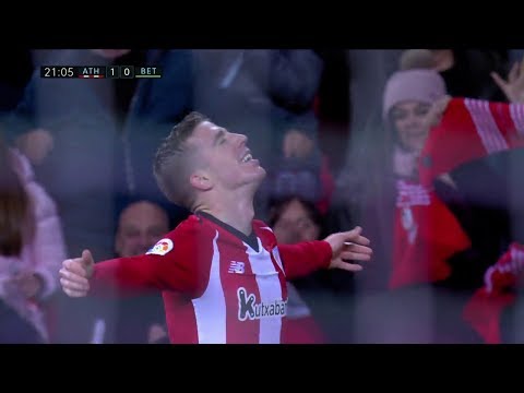 Golazo de Iker Muniain en el Athletic 1 - Betis 0 | Audio: Miguel Angel Roman | 18-19