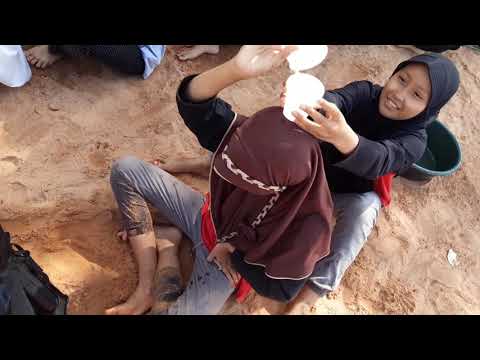 Keseruan di Pantai Melayu Batam, Ahad 22 Desember (TPQ Mujaahid Da'wah)