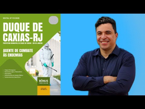 Apostila Concurso Prefeitura de Duque de Caxias - RJ 2025 - Agente de Combate às Endemias
