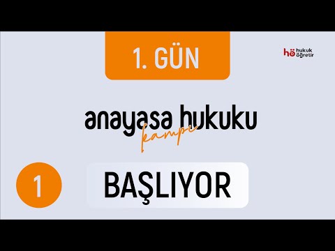 1) Constitutional Law Camp Begins