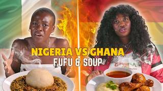 Download lagu Nigerian vs Ghanaian: We Try Each Other's Fufu and Soup/Stew⏐Taste Wars mp3