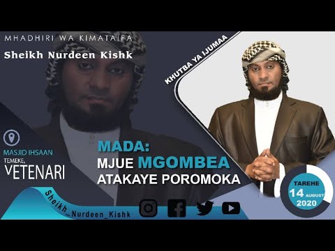#LIVE: MJUE MGOMBEA ATAKAYE POROMOKA - KHUTBA YA IJUMAA MASJID IHSAAN TEMEKE VETENARI.