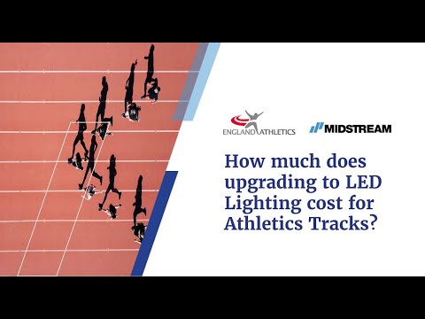How much does upgrading to LED Lighting cost for athletics tracks? | Midstream Lighting