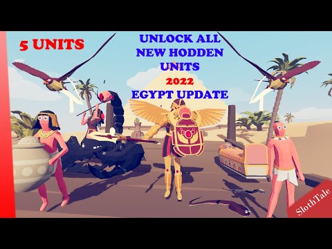TABS - How to Unlock all *NEW* Egypt Secret Hidden Units! - Totally Accurate Battle Simulator (MOD)