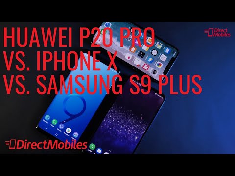 Huawei P20 Pro vs iPhone X vs Samsung S9 Plus