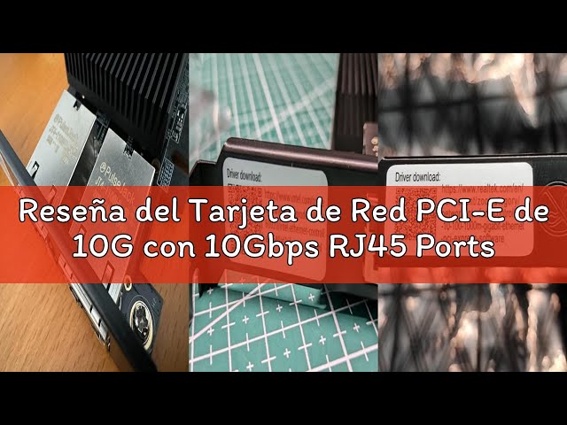 Vídeo relacionado con KALEA-INFORMATIQUE Tarjeta controladora 4x PCIe 3.0 para LAN Gigabit Ethernet 10G RJ45 con Chipset AQUANTIA AQN-107 AQrate PHY