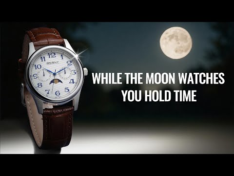 BERNY Moonphase Dress Watch for Men–Own the Night in Classic Style🌙 | Budget Business Quartz Watch