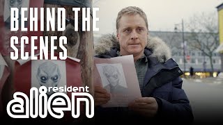Great Place To Crash [BEHIND THE SCENES ] | Resident Alien | SYFY